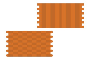 El yapımı örgülü halılar Kwanzaa Geleneksel Festivalsel Element veya Diğer Rustik Tematik Arka plan Seti. İzole Vektör illüstrasyonu Tatil Temalı Rustik Kartlar Fond Posterleri Broşürleri Etiketi