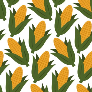 Şeffaf Arkaplan Hasat Arkaplanı Tatil Arkaplanı 'nda yaprakları olan mısır koçanı. İzole Vektör illüstrasyonu Tematik Kartlar Topla Duvar Kağıdı Partisi Davet Pankartı, broşürler, etiketler