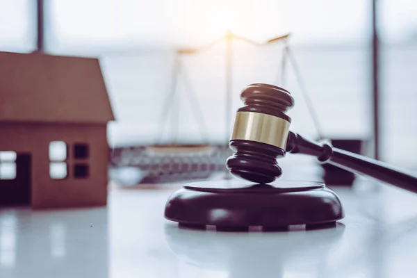 House and law concept, object only, nobody. — Stock Photo, Image