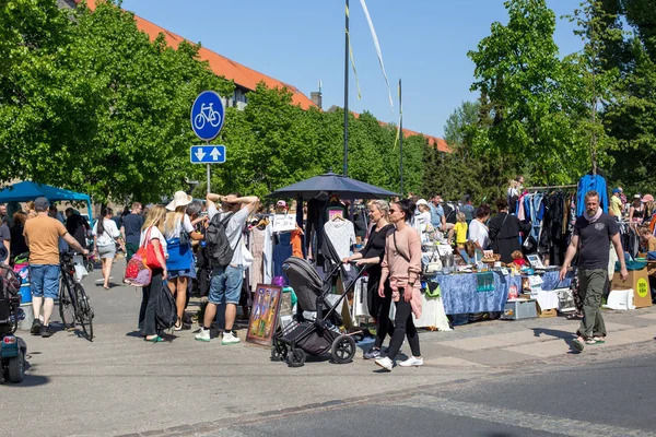 Loppmarknad i Köpenhamn — Stockfoto