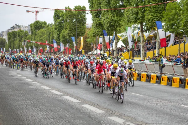 Tour de France 2017 Pól Elizejskich — Zdjęcie stockowe
