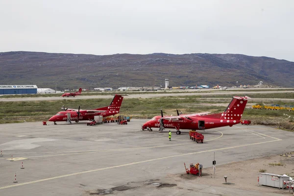Kangerlussuaq flygplats, Grönland — Stockfoto