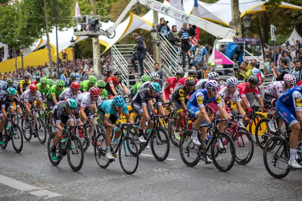 Tour de France 2017 Pól Elizejskich — Zdjęcie stockowe