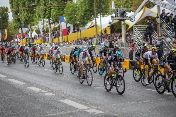 Tour de France 2017 Campos Elíseos — Foto de Stock