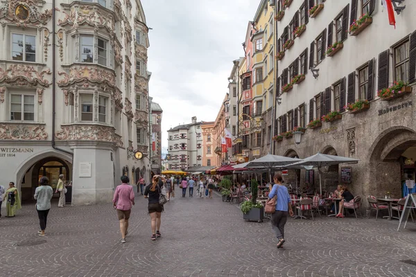 Ciudad histórica de Innsbruck, Austria — Foto de Stock