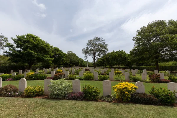 Kriegsfriedhof in trincomalee, sri lanka — Stockfoto