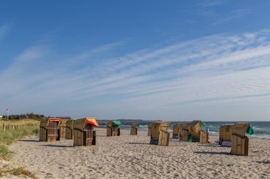 Plaj sandalyeleri, South Beach Fehmarn, Almanya