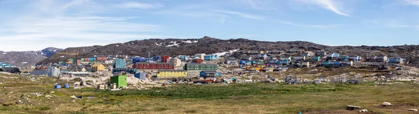 Panoramiczny widok z Ilulissat, Grenlandia — Zdjęcie stockowe