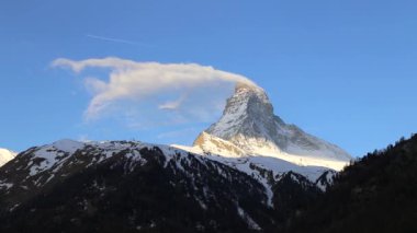 Matterhorn İsviçre zaman atlamalı