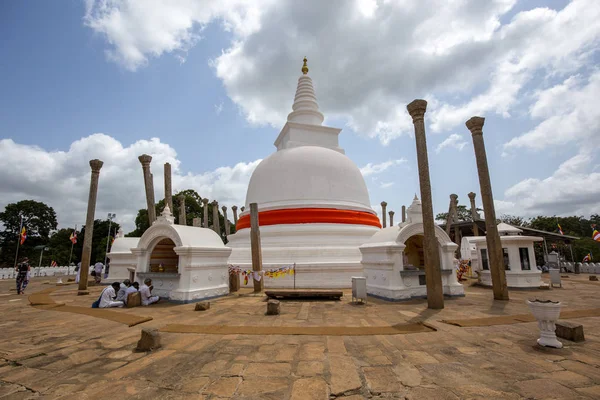 Thuparamaya Βουδιστικός ναός σε Ανούρανταπουρα, Σρι Λάνκα — Φωτογραφία Αρχείου