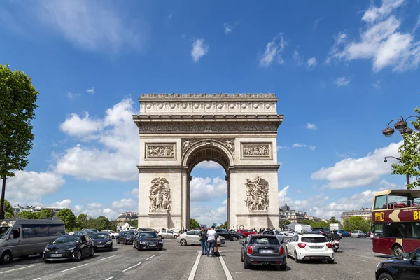 Arc de Triomphe in Parijs — Stockfoto