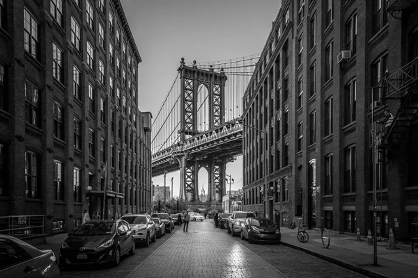 Ponte di Manhattan nella città di New York — Foto Stock