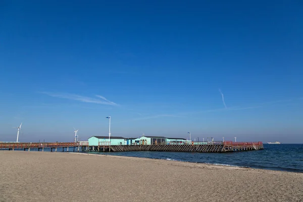 Copenhagen Denemarken Oktober 2018 Helgoland Openbaar Bad Amager Strand Helgoland — Stockfoto