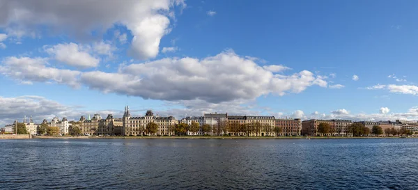 Blick über die Seen in Kopenhagen, Dänemark — Stockfoto