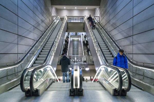 Estações de metro em Copenhaga, Dinamarca — Fotografia de Stock