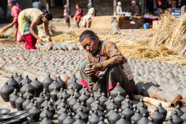 çanak çömlek square bhaktapur, nepal