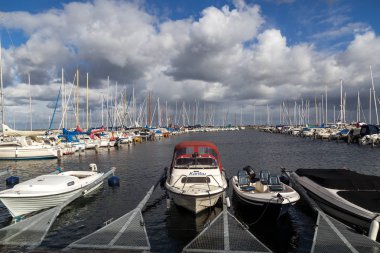 Kopenhag 'da Kastrup Yelkenli tekne Limanı