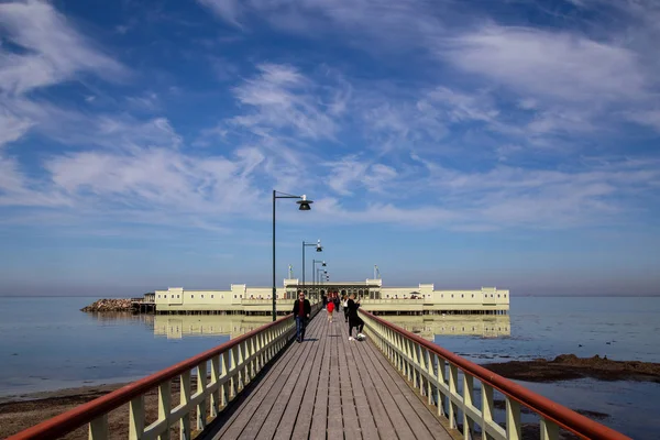 Historische Ribersborgs Kallbadhus in Malmö, Zweden — Stockfoto