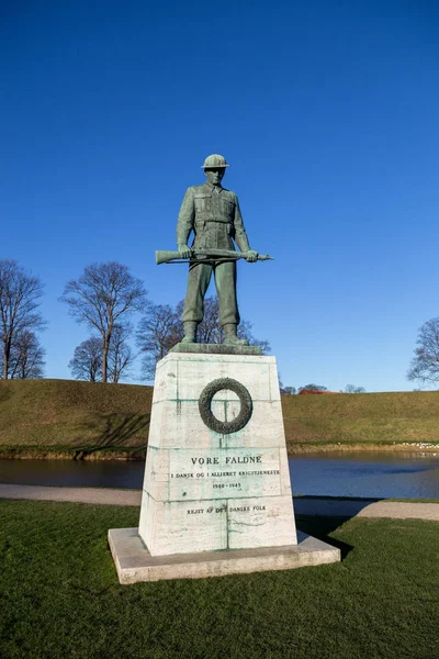 Weltkriegsdenkmal in Kopenhagen, Dänemark — Stockfoto