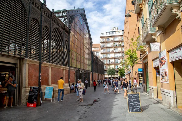 Atarazanas Market Building em Málaga, Espanha — Fotografia de Stock