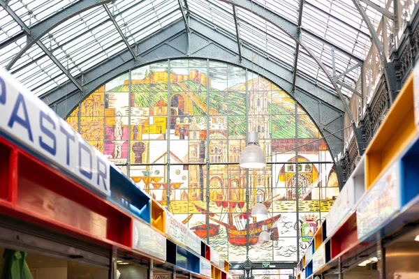 Edificio Mercado de Atarazanas en Málaga, España — Foto de Stock