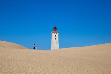 Jutland, Danimarka 'da Rubjerg Knude deniz feneri