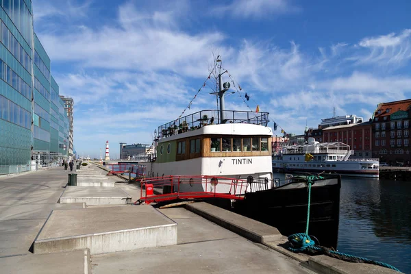 Haven in Malmö, Zweden — Stockfoto