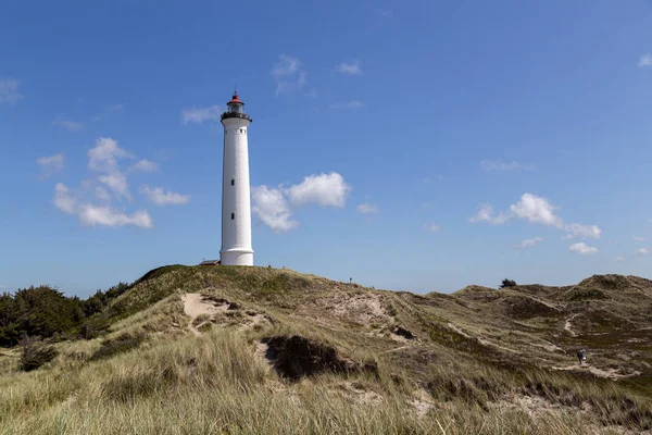 Lyngvig Lighthouse in Denmark — Stock Photo, Image