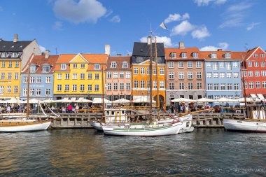 Kopenhag, Danimarka'nın ünlü Nyhavn bölgesi