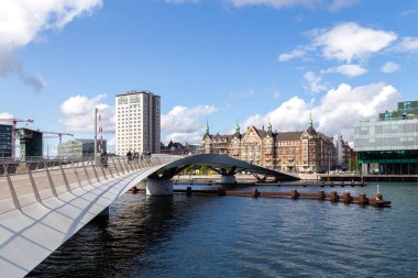 Kopenhag Modern Bridge Lille Langebro, Danimarka