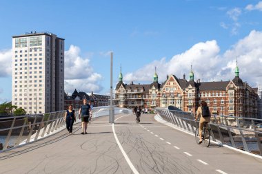Kopenhag Modern Bridge Lille Langebro, Danimarka