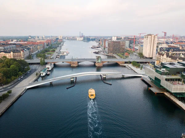 Due ponti Langebro e Lille Langebro a Copenaghen, Danimarca — Foto Stock