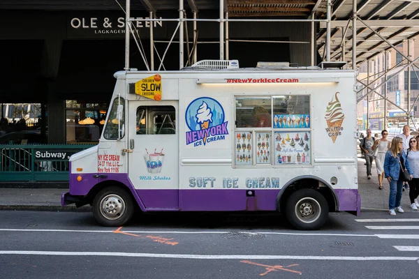 Мороженое в Манхэттене, Нью-Йорк — стоковое фото