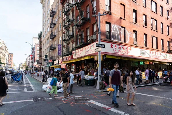 Περιοχή Chinatown για: Νέα Υόρκη — Φωτογραφία Αρχείου