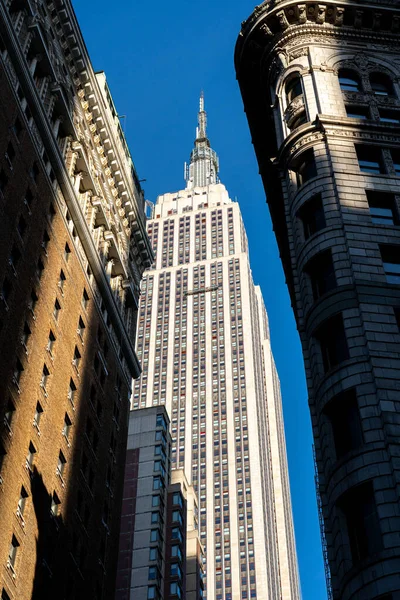 Empire State Bulding στο Μανχάταν, Νέα Υόρκη — Φωτογραφία Αρχείου