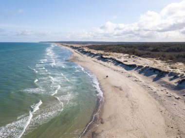 Liseleje Sahili 'nin havadan görünüşü, Danimarka