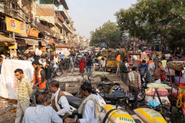 Eski Delhi, Hindistan 'da işlek cadde