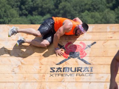 Pontes - samuray Xtreme yarış 2018 sırasında İspanya 07.07.2018 sporcu