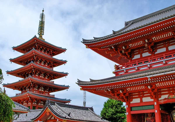 Tempio Sensoji Tokyo Giappone — Foto Stock