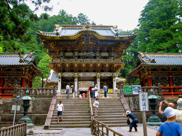 Nikko Japonsko Červenec 2013 Turista Světového Dědictví Unesco Nikko — Stock fotografie