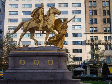 New York'ta William Sherman Anıtı