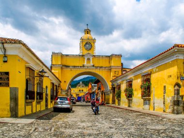 Antigua - Guatemala, 3 Eylül 2014 - Santa Catalina Arch