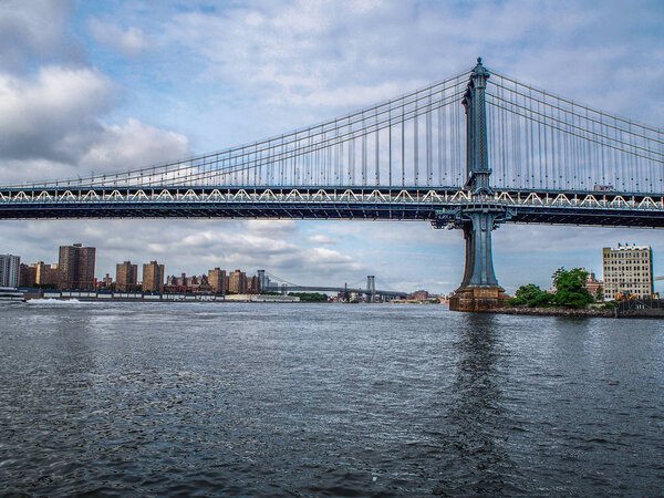 Manhattan bridge in New York