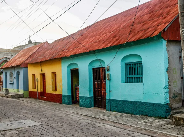 Street Flores Guatemala — Stock Fotó