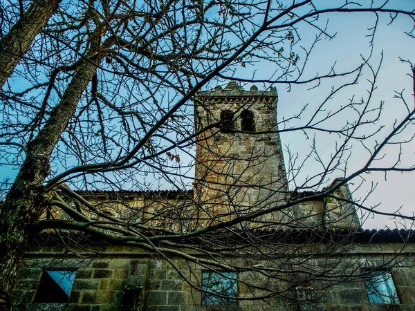 Μονή Santa Cristina Ribas Sil Στο Ourense Της Ισπανίας — Φωτογραφία Αρχείου