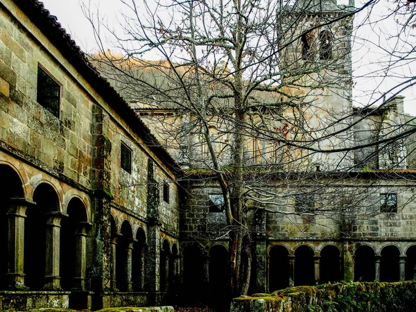 Μονή Santa Cristina Ribas Sil Στο Ourense Της Ισπανίας — Φωτογραφία Αρχείου