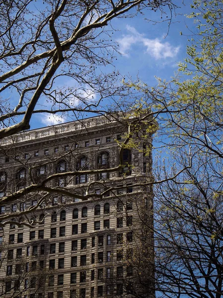 Nowy Jork - Wielka państwa 19 kwietnia 2015 - Budynek Flatiron w — Zdjęcie stockowe