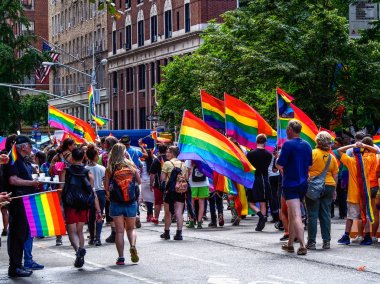 New York, Amerika Birleşik Devletleri - 28 Haziran 2015 Peopel In New York g