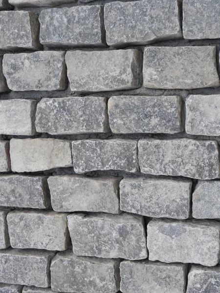 Grey stone bricks texture — Stock Photo, Image