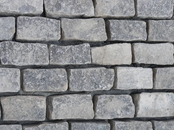 Grey stone bricks texture — Stock Photo, Image